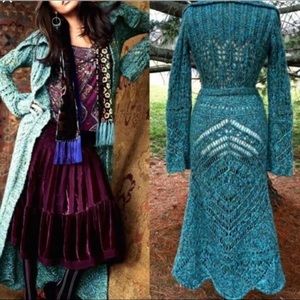 Free People Budapest Daydream Knit Maxi Cardigan